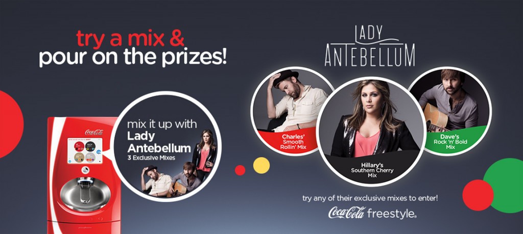 Lady Antebellum Coca Cola Freestyle - CountryMusicRocks.net