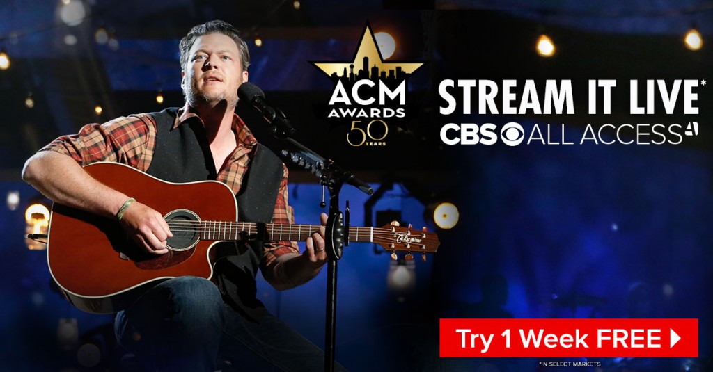 Blake Shelton ACM Awards Stream - CountryMusicRocks.net