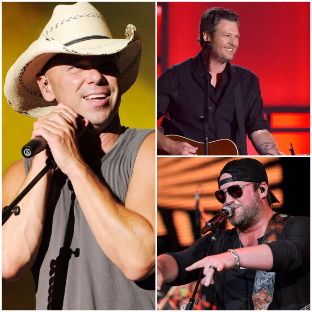 Kenny Chesney Lee Brice Blake Shelton - CountryMusicRocks.net