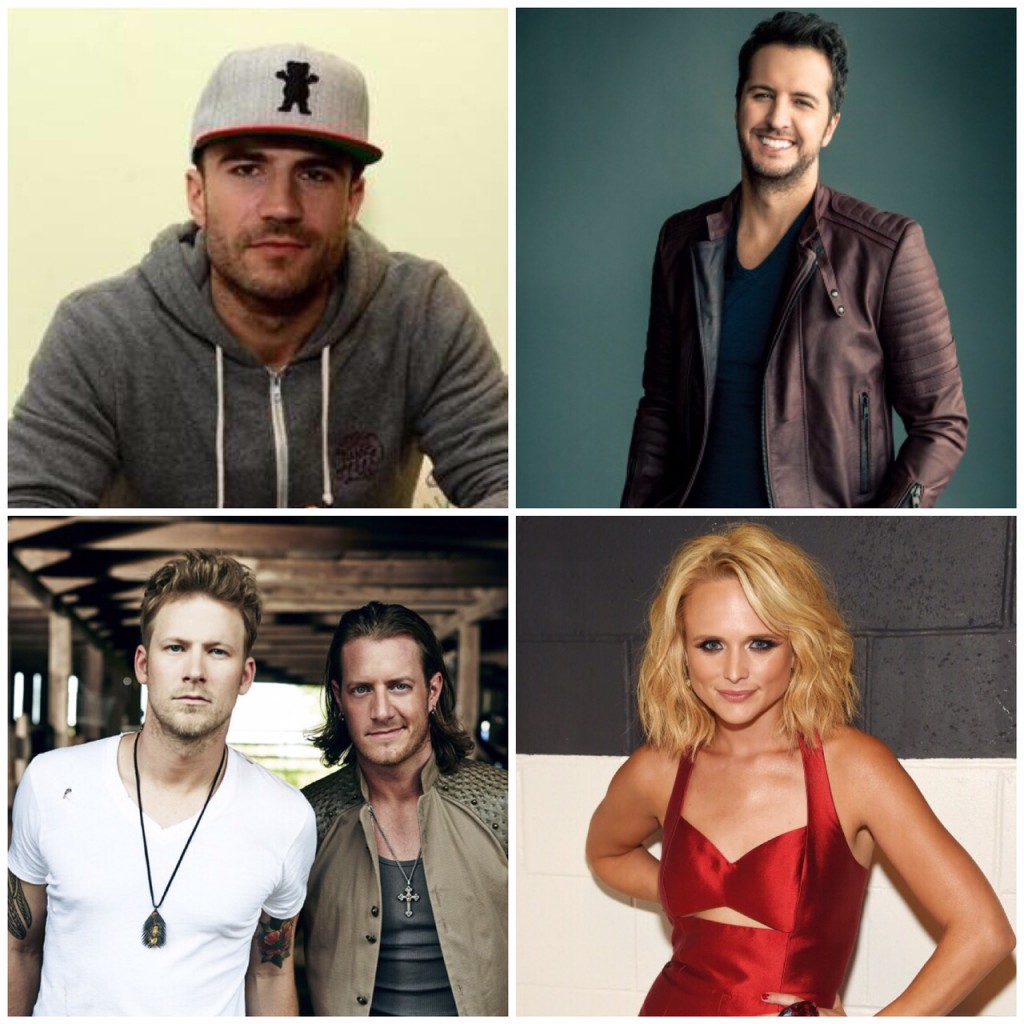 Sam Hunt Luke Bryan FGL Miranda Lambert - CountryMusicRocks.net