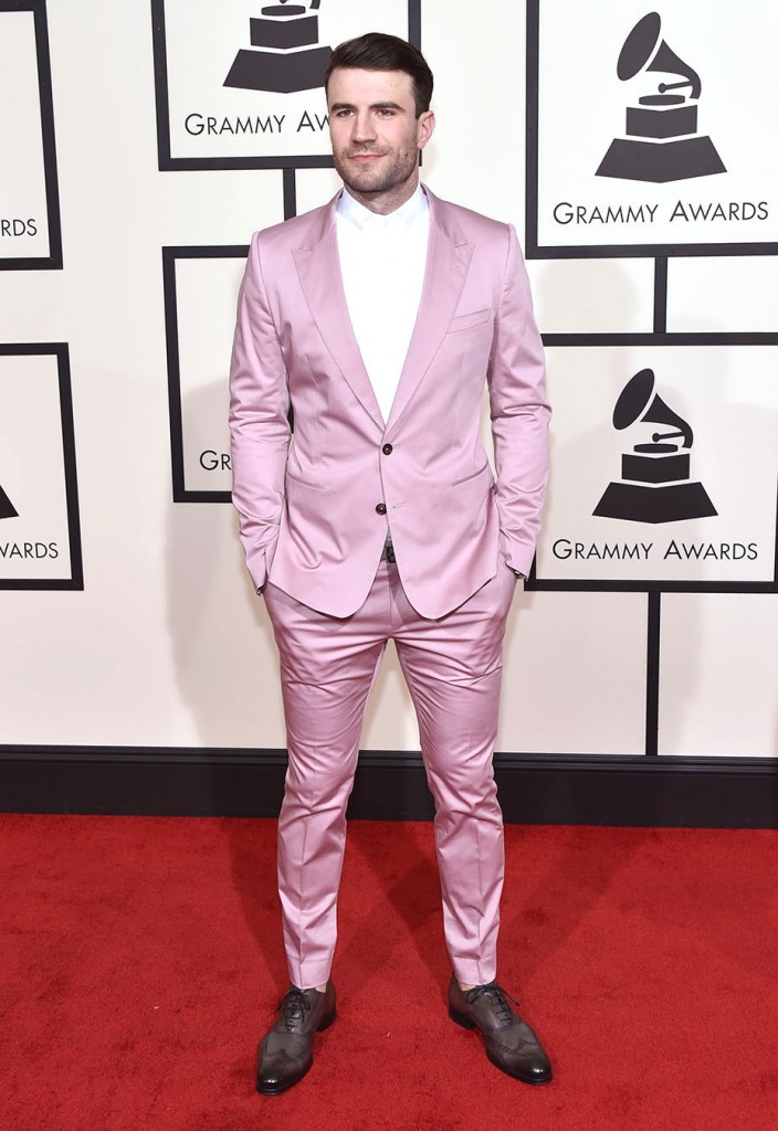 LOS ANGELES, CA - FEBRUARY 15:  Singer Sam Hunt attends The 58th GRAMMY Awards at Staples Center on February 15, 2016 in Los Angeles, California.  (Photo by John Shearer/WireImage)