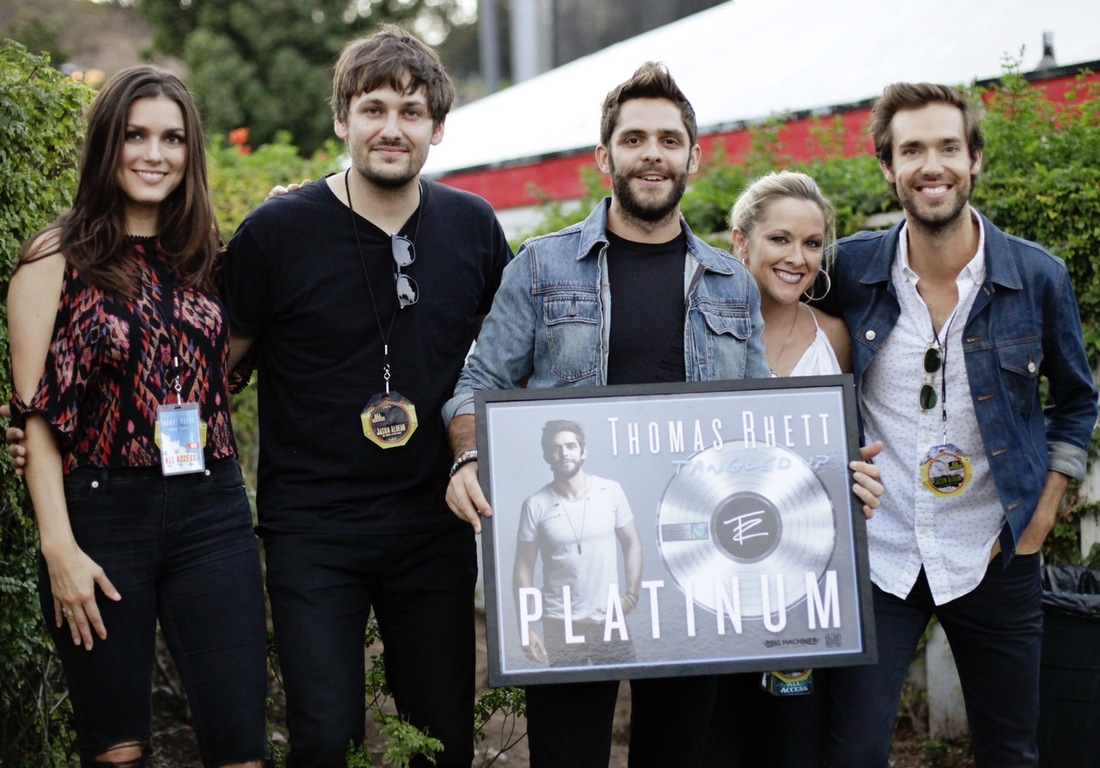 Thomas Rhett Tangled Up Platinum Certification