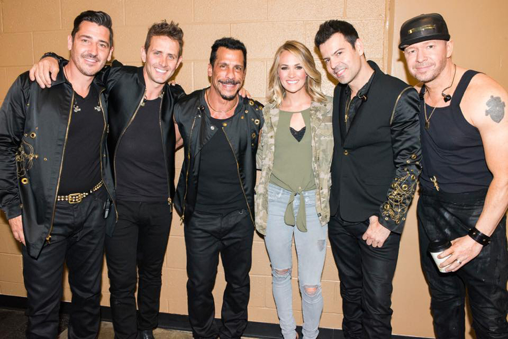 Carrie Underwood and NKOTB