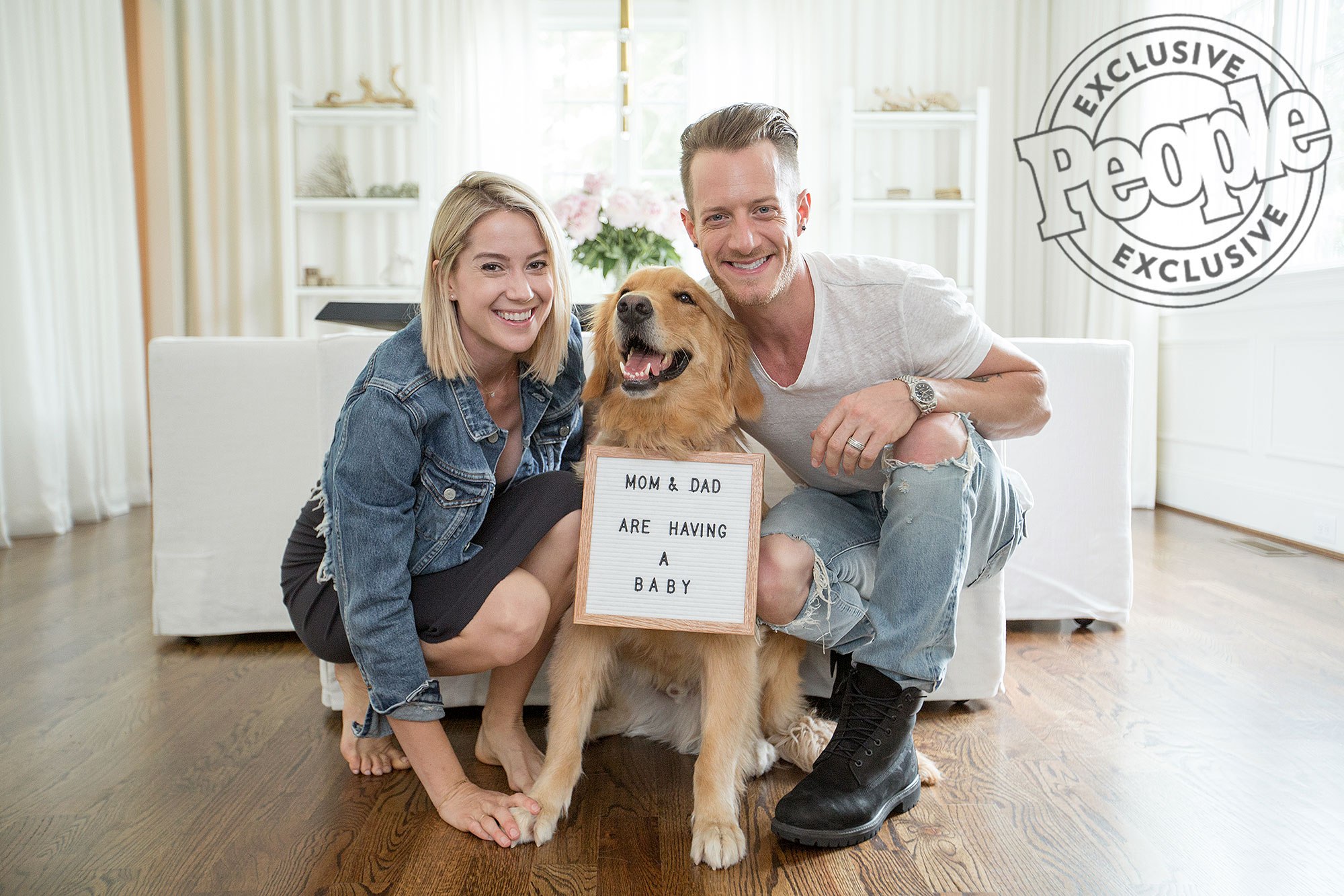 Tyler Hubbard and Wife Baby Announcement