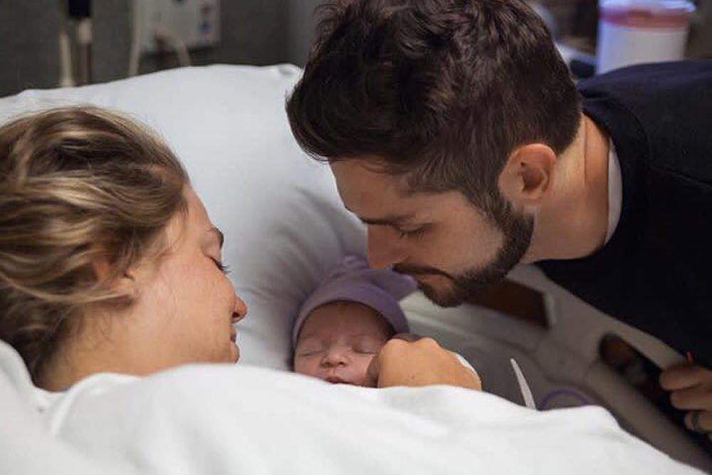 Thomas Rhett Lauren Akins Birth of Baby Girl